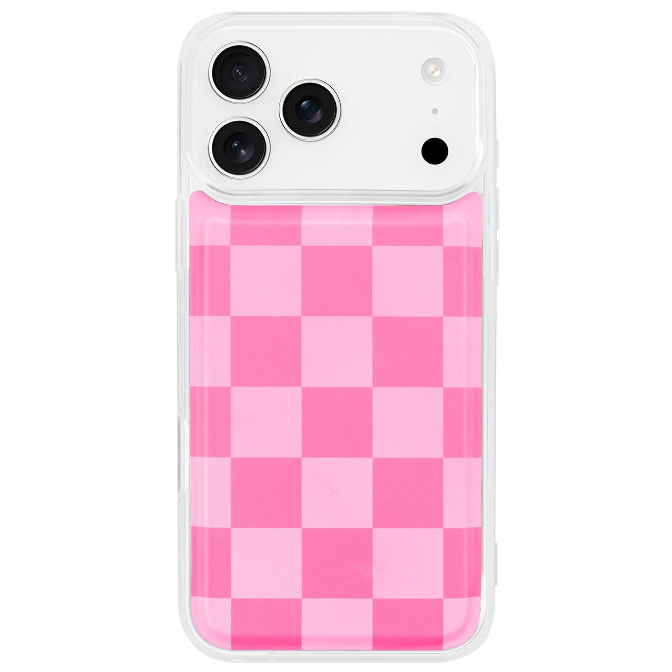 Pink Checkered MagSafe Phone Case | Walli Cases
