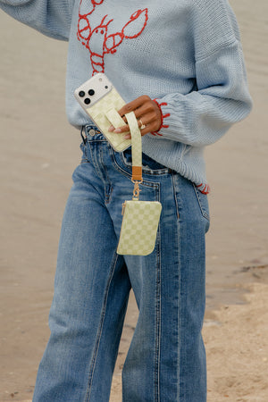 Harbor Check Wrist Lanyard