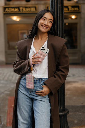 Blushing Gingham Magnetic Case