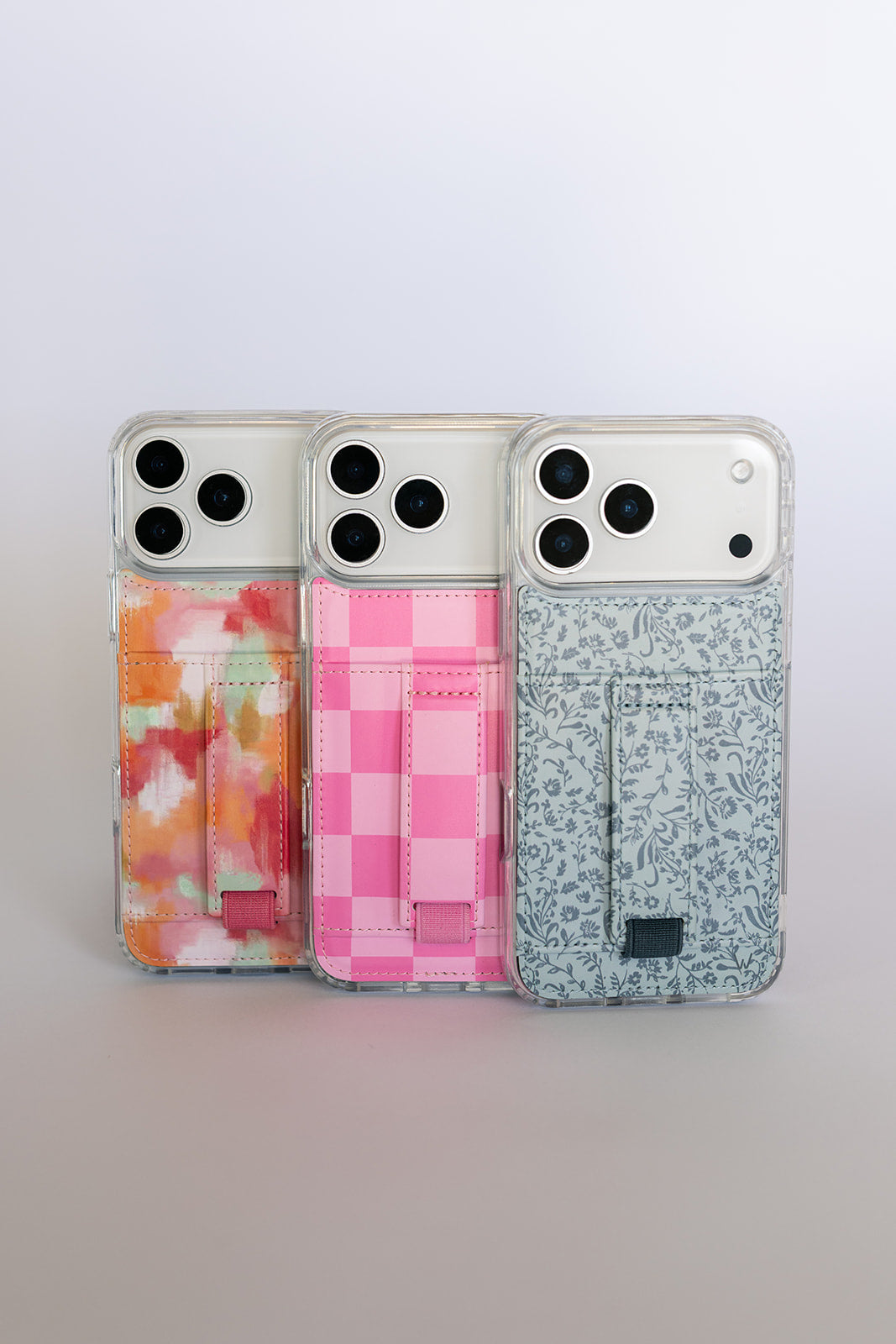 Water Color Waves Vegan Leather Phone Case - Original - Finger Strap ...