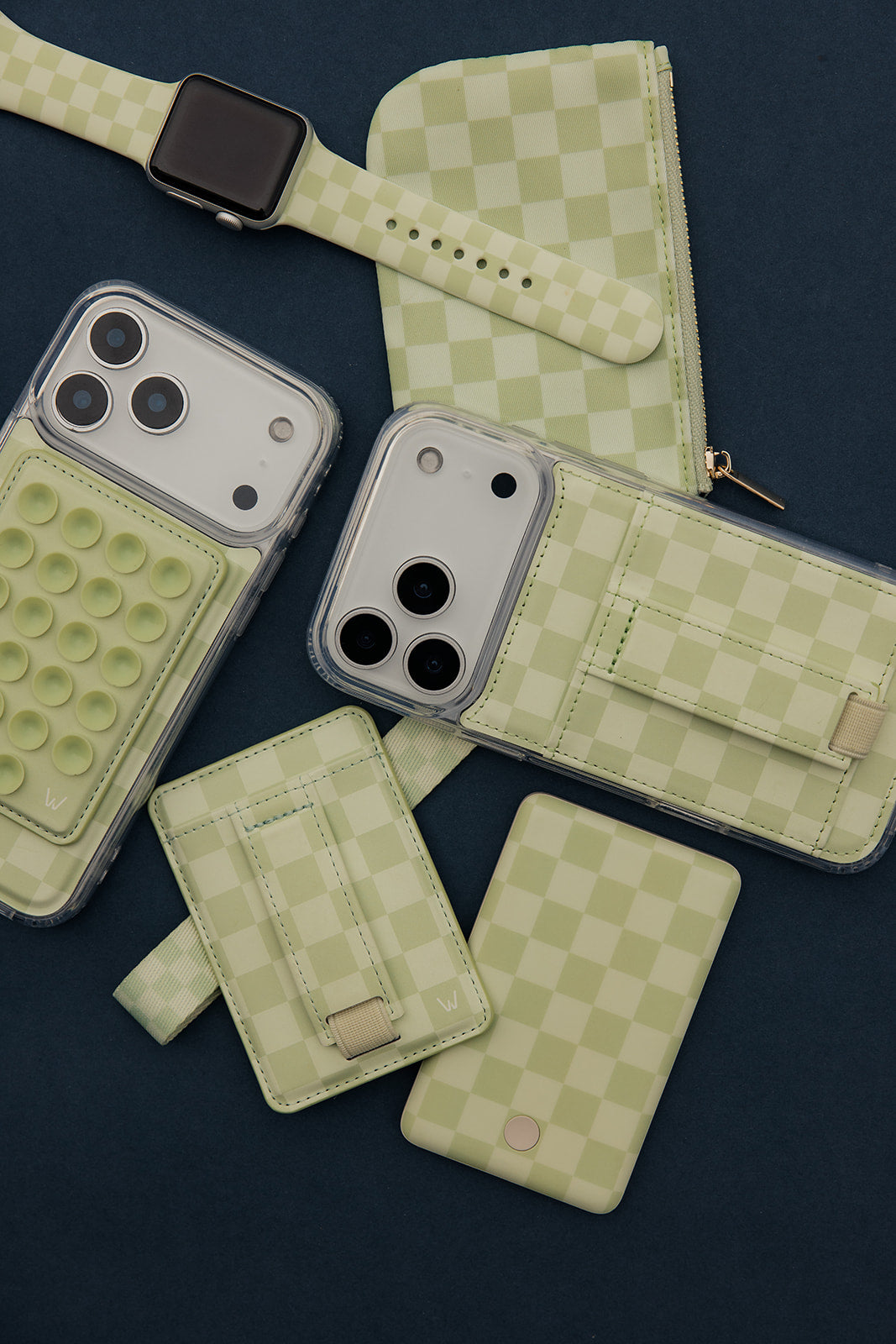 Green Checker MagSafe iPhone Case | Harbor Check by Walli – Walli