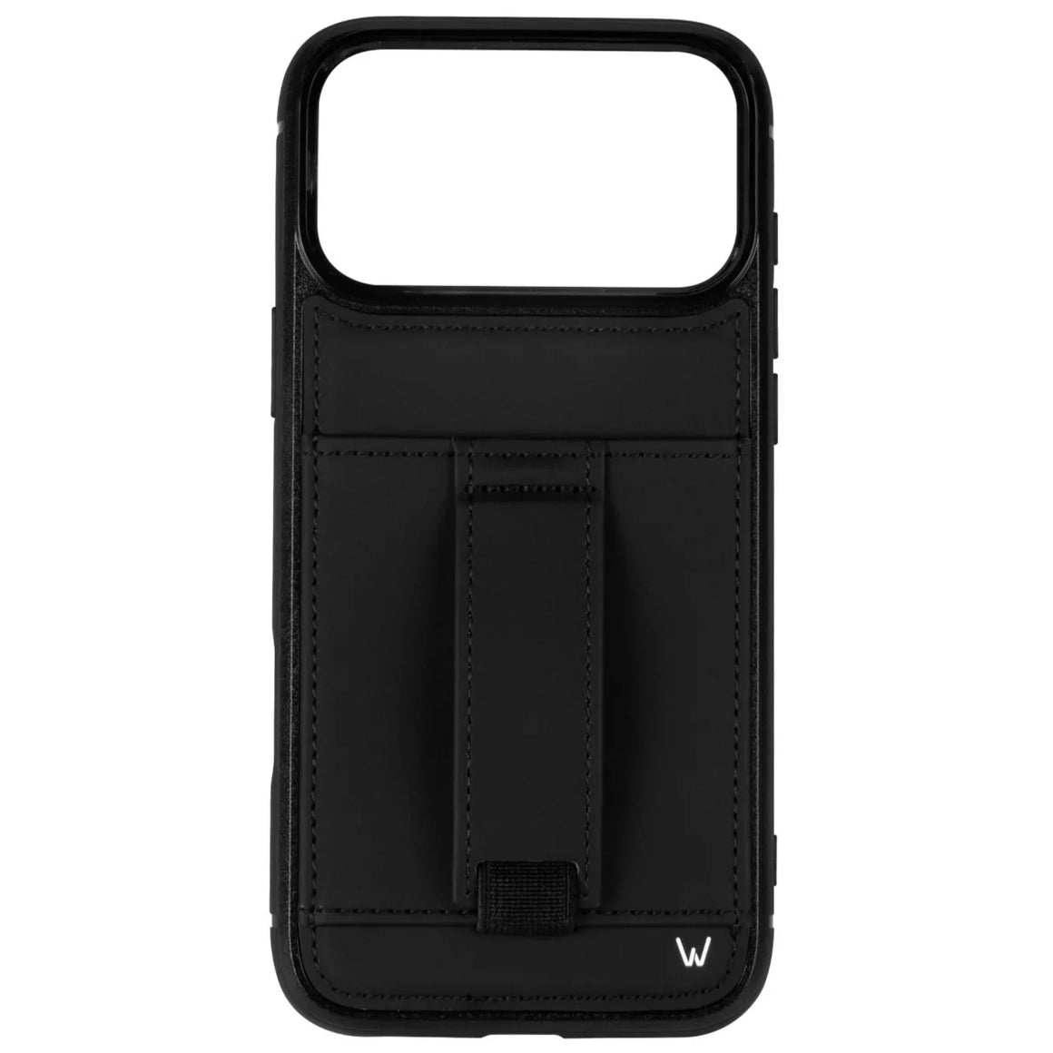 Lights Out Walli phone case with dark design, secure grip, and hands-free functionality
