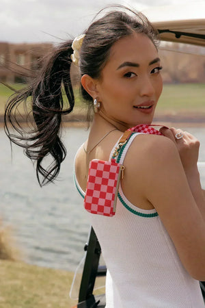 Raspberry Rush Large Zipper Pouch