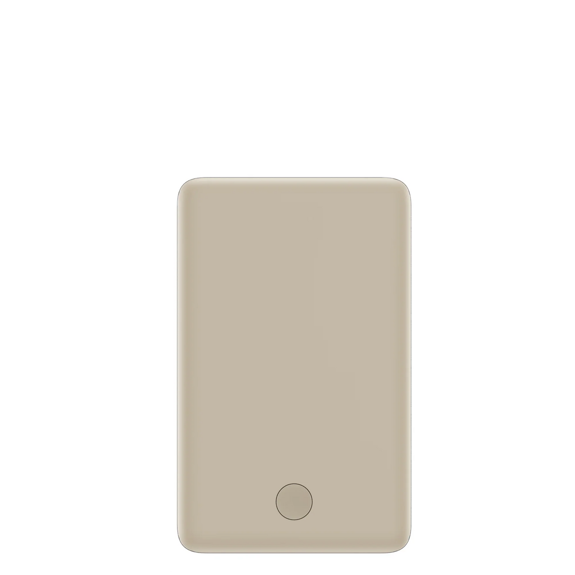 Almond Cream Power Bank portable charger for reliable battery support during daily iPhone use