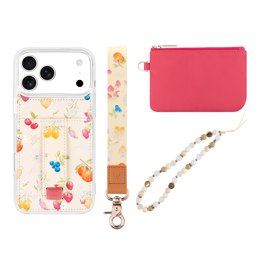 Berry Blossom Red Walli Grip Bundle – Walli Cases