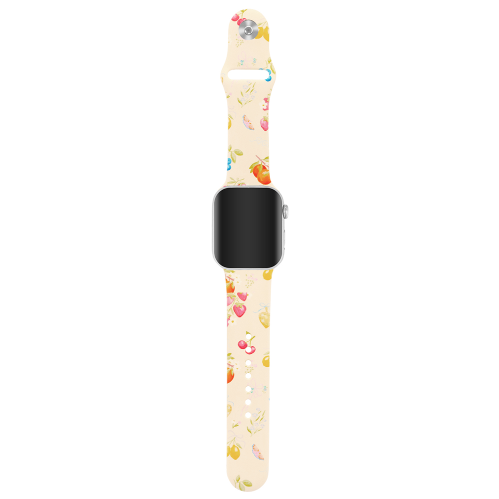 Summery Floral Apple Watch Band – Silicone | Walli Cases