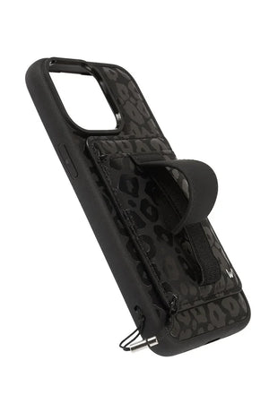 Blacked Out Leopard Magnetic Case and Wallet