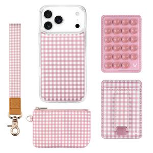 Blushing Gingham Walli Pop Bundle