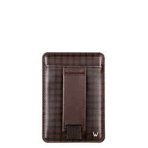Cafe Gingham Magnetic Wallet