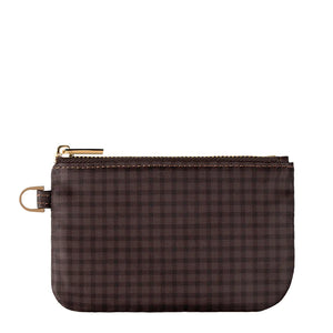 Cafe Gingham Zipper Pouch