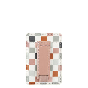 Coastal Check Magnetic Wallet