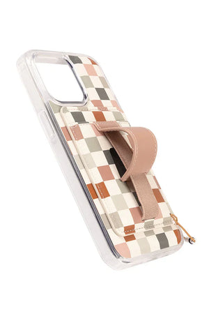 Coastal Check Magnetic Case and Wallet