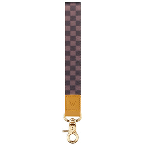 Cocoa Check Wrist Lanyard