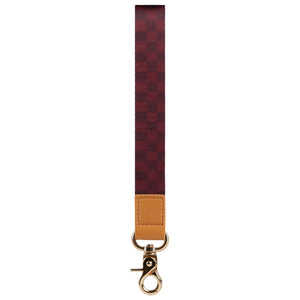 Cozy Check Wrist Lanyard