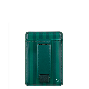 Evergreen Stripe Magnetic Wallet