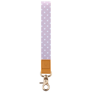 Grape Dots Wrist Lanyard