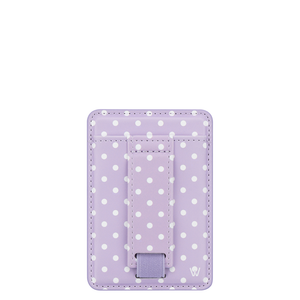 Grape Dots Magnetic Wallet
