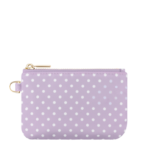 Grape Dots Zipper Pouch
