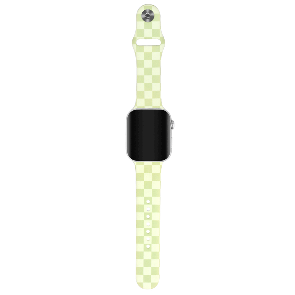 Harbor Check Apple Watch Band featuring a classic check pattern and comfortable adjustable strap