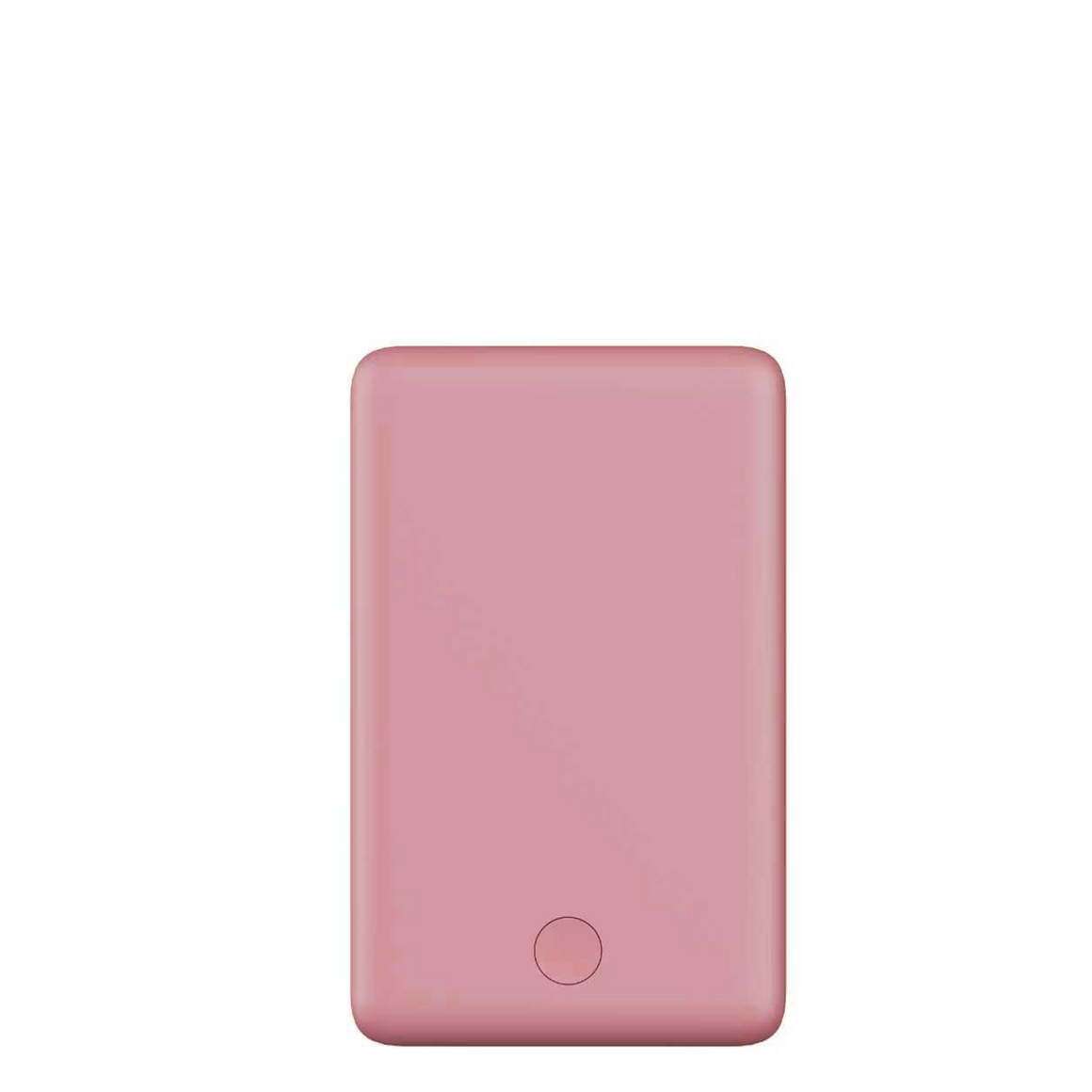Pink Power Boost portable magnetic power bank for convenient on-the-go charging