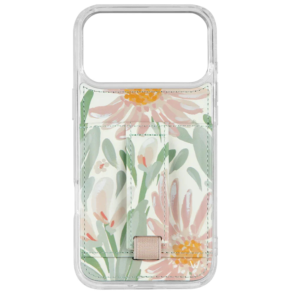 Painted Daisy WGB phone case with protective design and secure grip