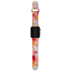 Water Color Waves Watch Band