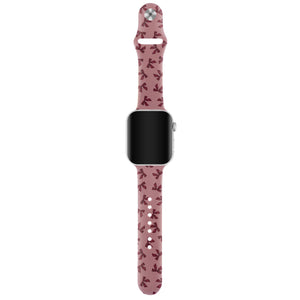 Bordeaux Bows Watch Band