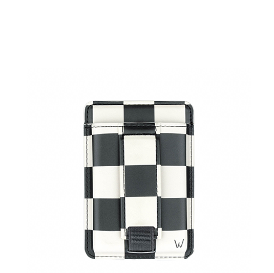 Check Please Magnetic Wallet with MagSafe compatibility, card holder, and built-in finger strap
