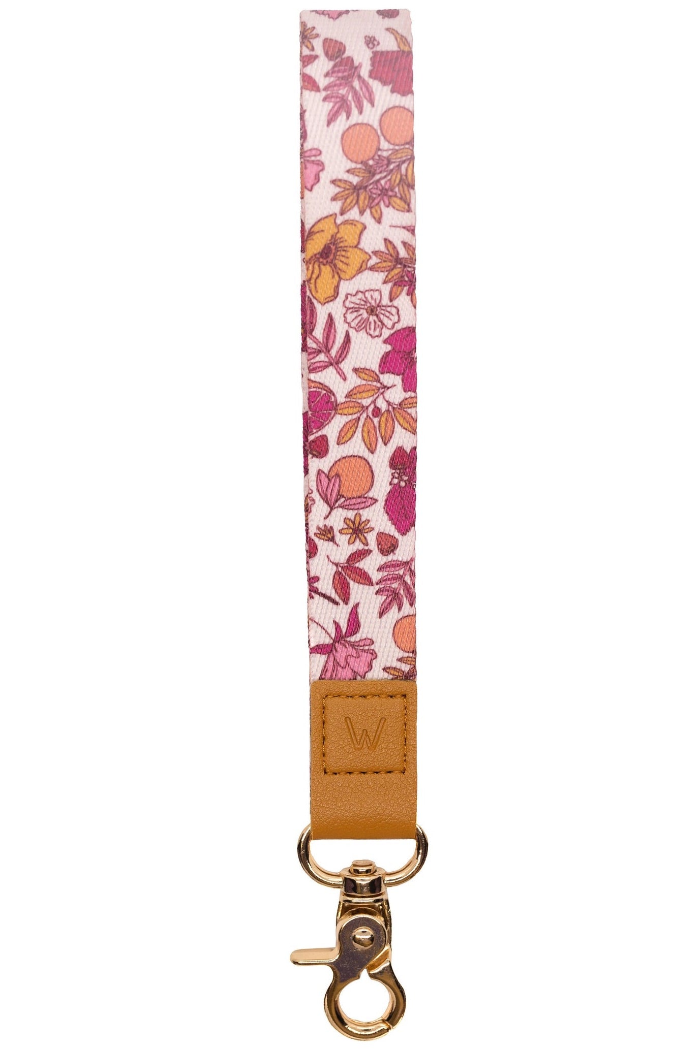 Tropical Floral Wrist Lanyard — Walli Cases