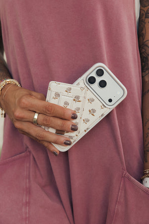 Cottage Bloom Magnetic Wallet by Holley Gabrielle
