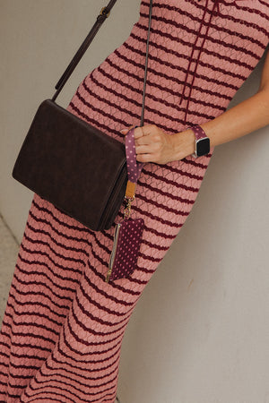 Pretty in Plum Wrist Lanyard