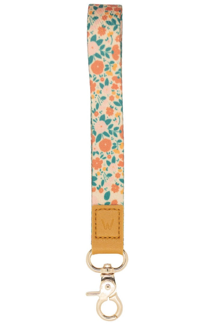 Ins New Popular Summer Floral Wristband Phone Case with Lanyard for iPhone  14