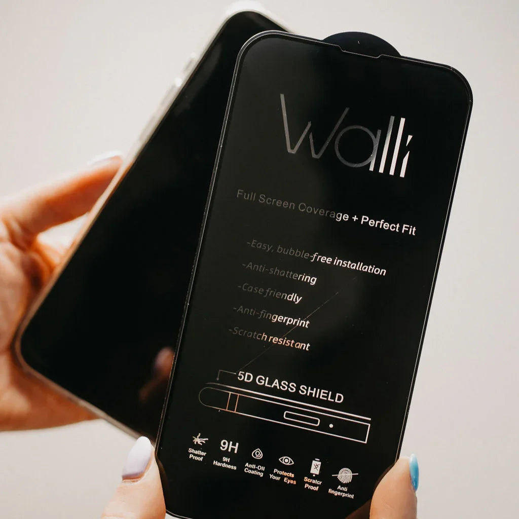 Walli Tempered Glass Screen Protector for durable smartphone screen protection