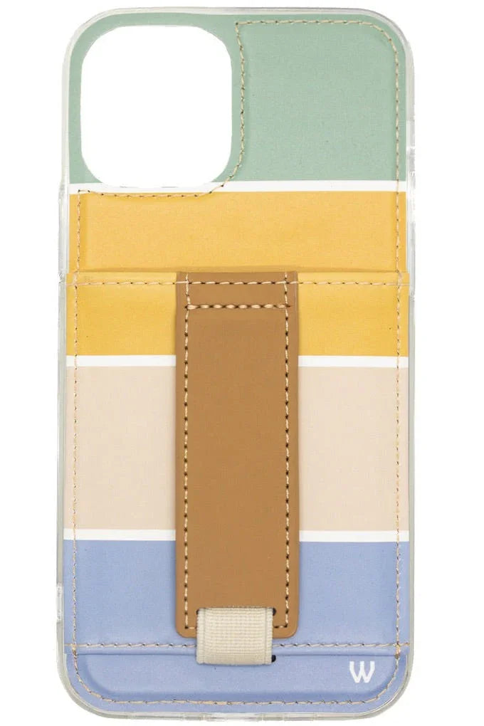 Neutral Stripe Walli phone case with minimalist striped design and everyday protection