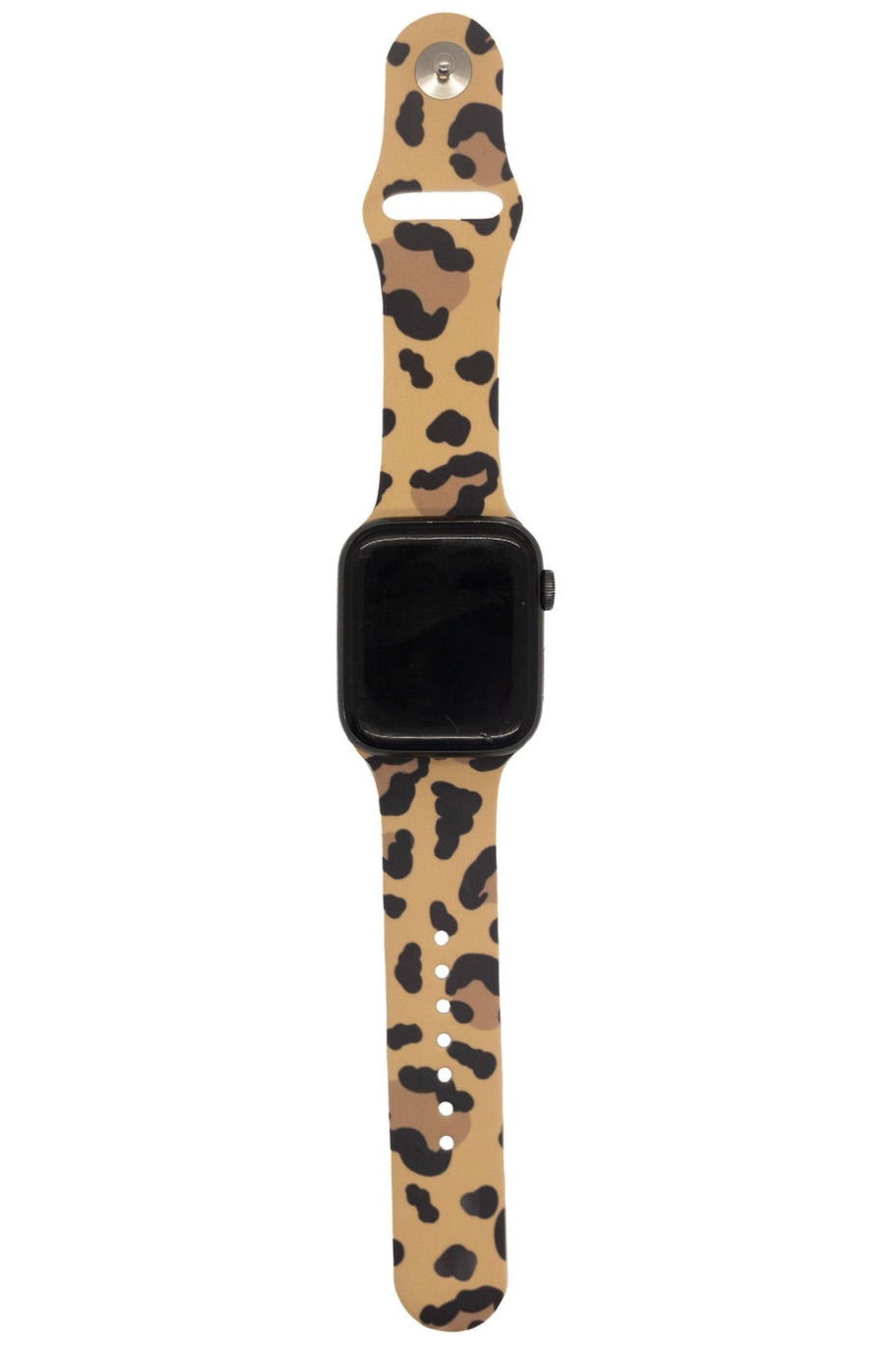 Leopard Leather Apple Watch Band 